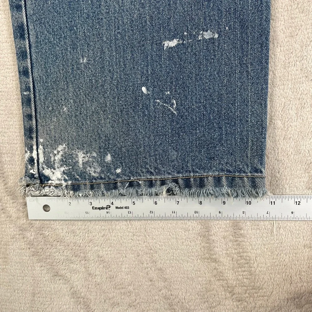 Vintage 90s Jynx Jeans Men Actual 26x27 Wide Baggy Skater Blue Denim Made‎ USA